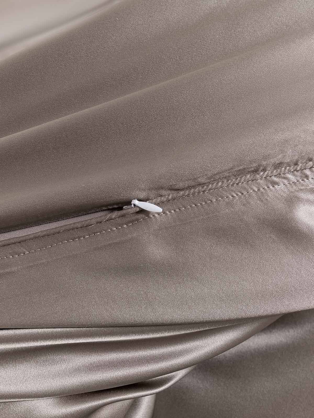 [Gray] SilkSilky-UK 19Momme Pure Silk Bedding Set 006