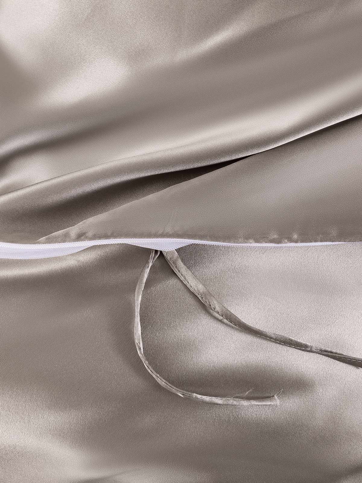 [Gray] SilkSilky-UK 19Momme Pure Silk Bedding Set 007