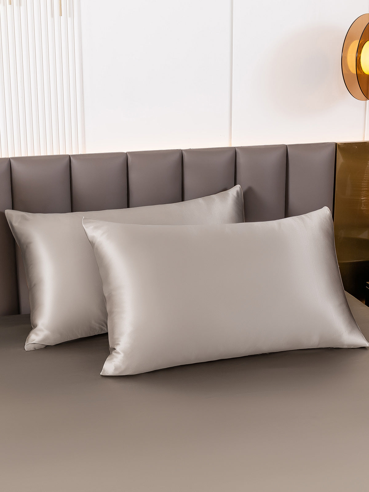 [Gray] SilkSilky-UK 19Momme Pure Silk Pillowcase 005