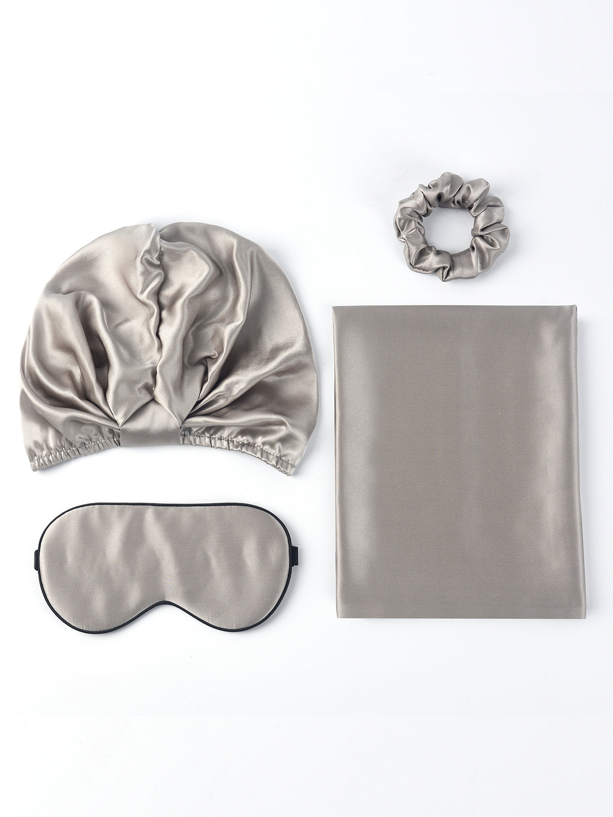 [Gray] SilkSilky-UK 19Momme Pure Silk Pillowcase Set 001