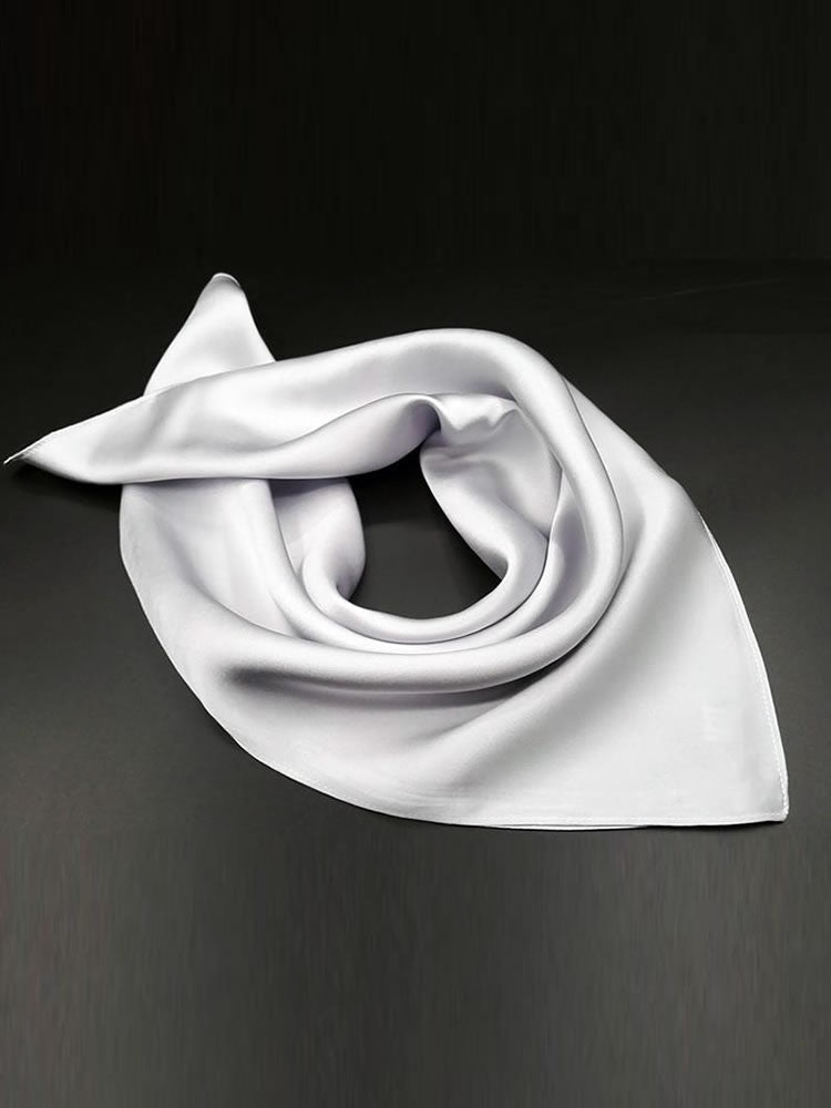 [Gray] SilkSilky-UK Pure Silk Scarf 004