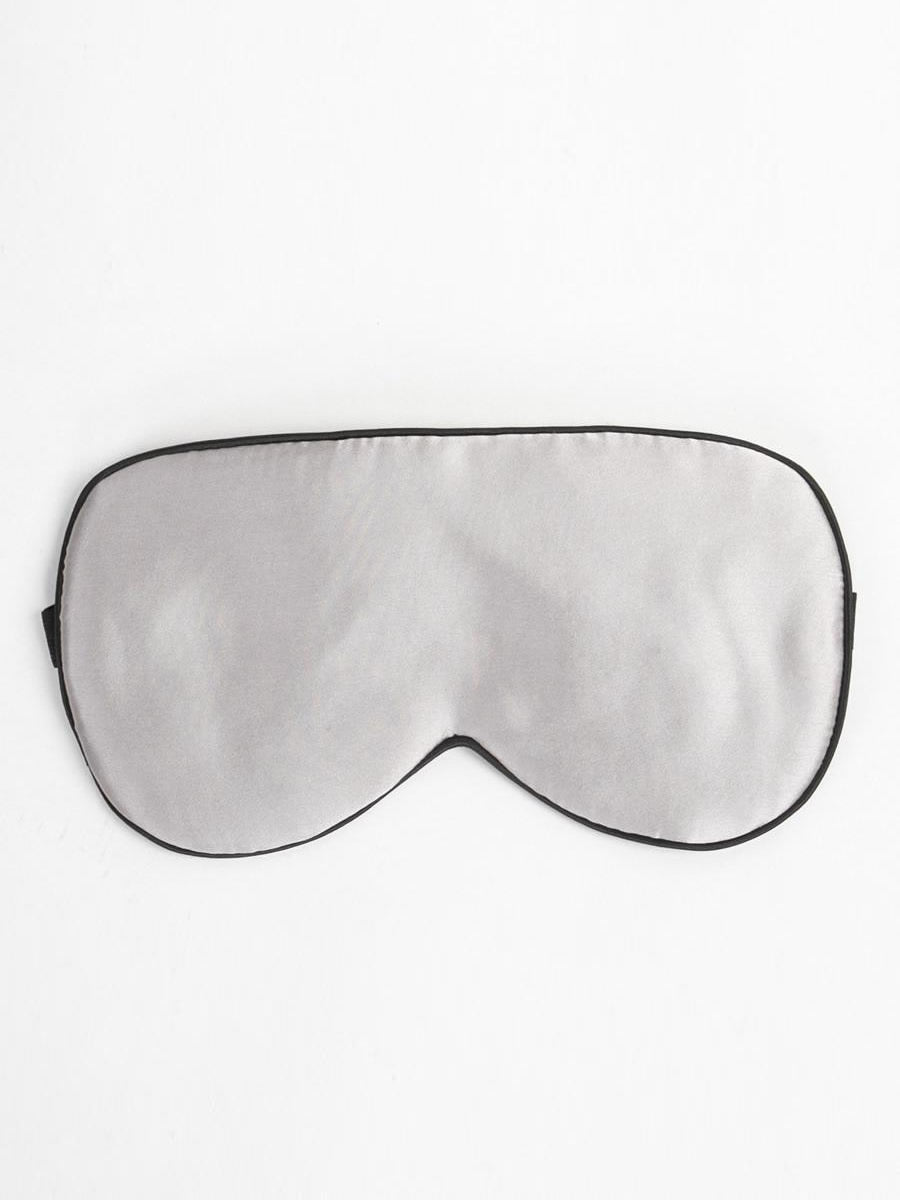 [Gray] SilkSilky-UK 19Momme Pure Silk Eye Mask 005