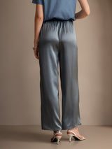 [Grayish Blue] SilkSilky-UK Women's Pants 002