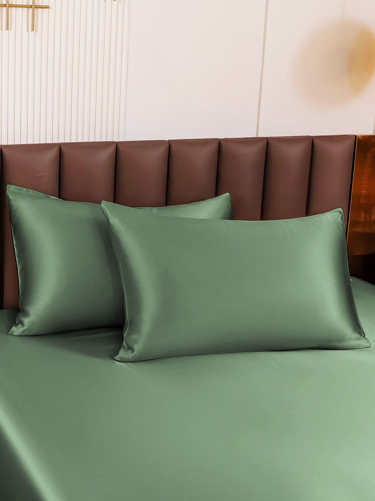 [Grayish Green] SilkSilky-UK 30Momme Pure Silk Pillowcase 003