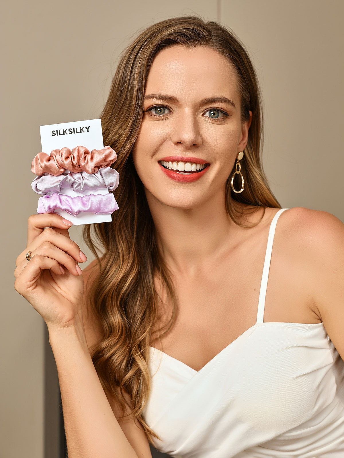 [Group2] SilkSilky-UK 19Momme Pure Silk Scrunchie 003