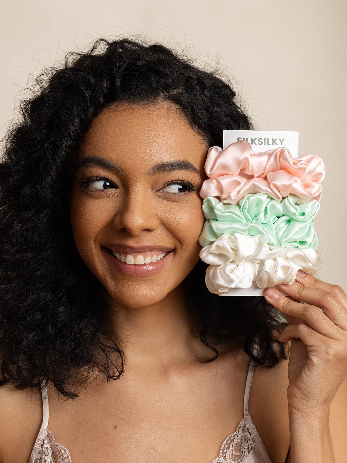 [Group2] SilkSilky-UK Pure Silk Scrunchie 004
