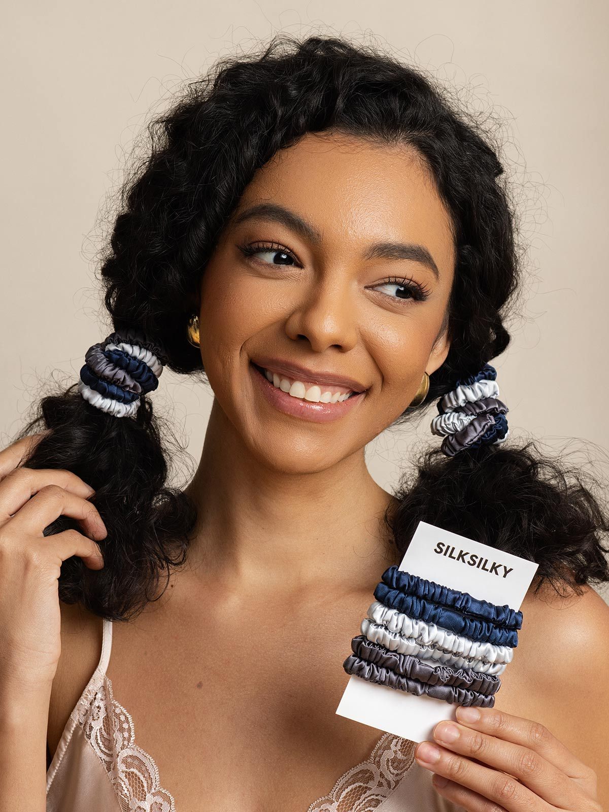 [Group4] SilkSilky-UK Pure Silk Scrunchie 007