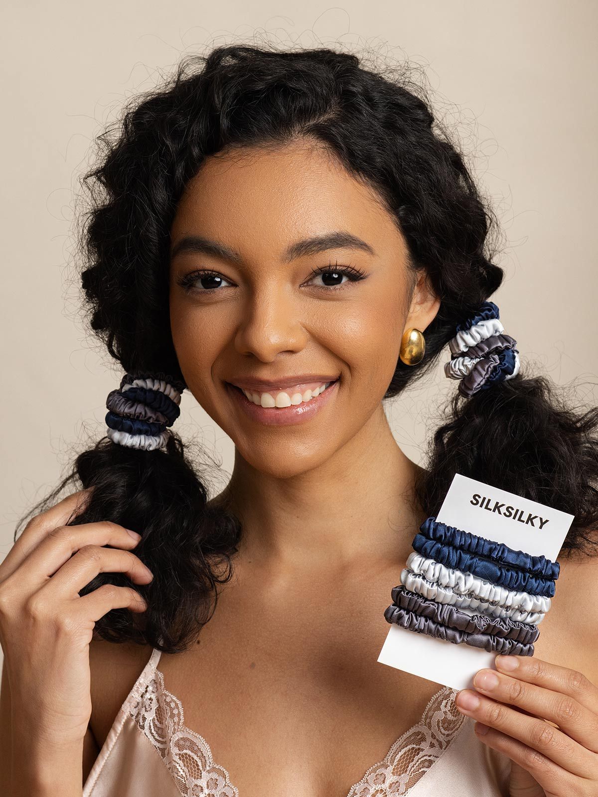 [Group4] SilkSilky-UK Pure Silk Scrunchie 008