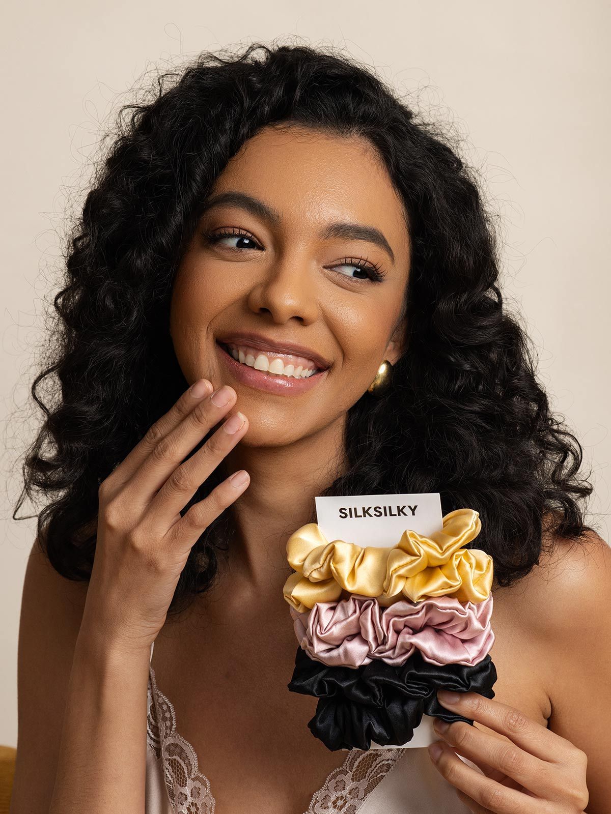 [Group] SilkSilky-UK Pure Silk Scrunchie 002