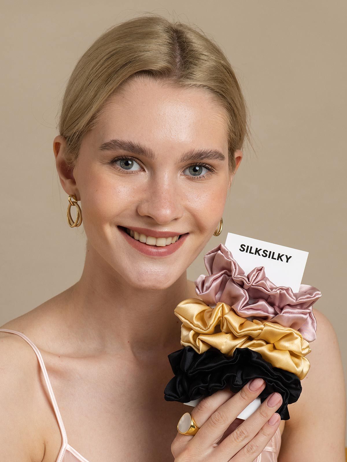 [Group] SilkSilky-UK Pure Silk Scrunchie 005