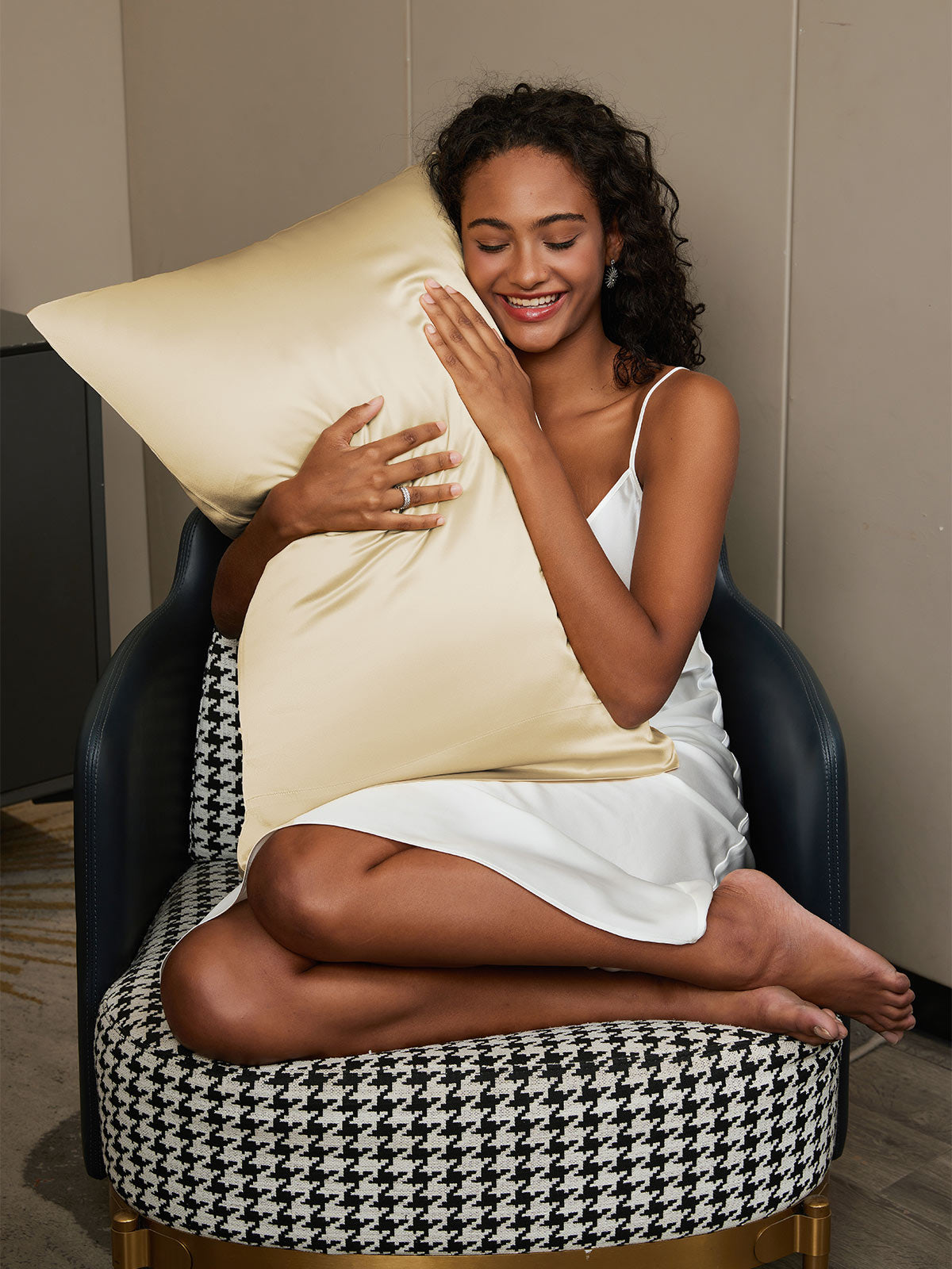 [Ivory] SilkSilky-UK 30Momme Pure Silk Pillowcase 002