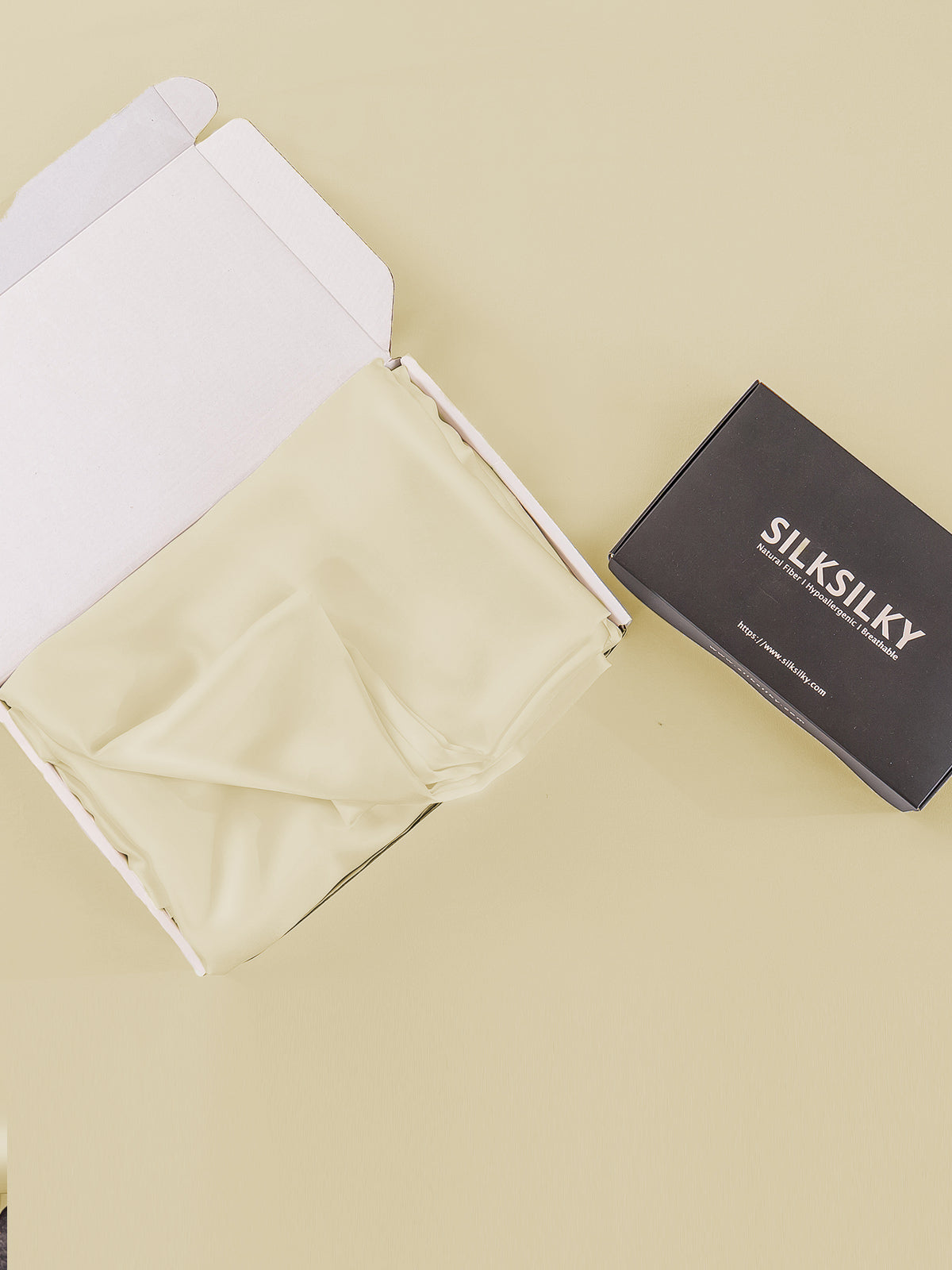 [Ivory] SilkSilky-UK 30Momme Pure Silk Pillowcase 006