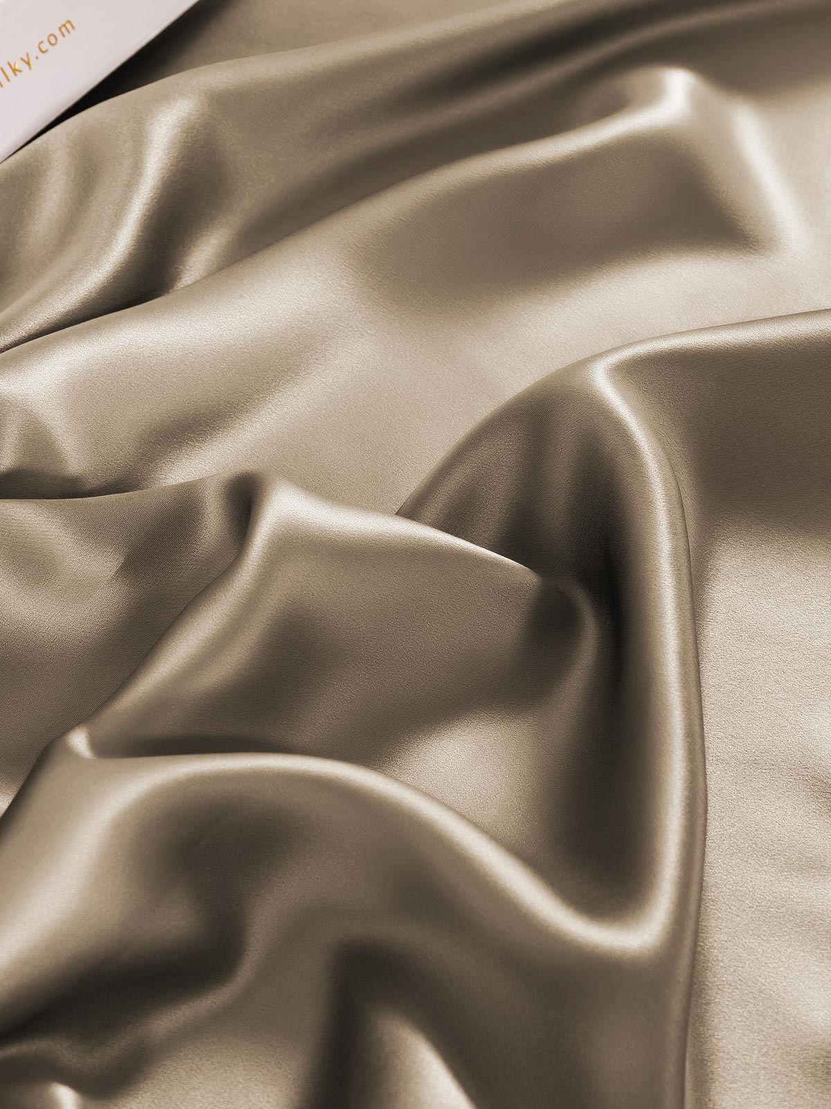 [Khaki] SilkSilky-UK 19Momme Pure Silk Bedding Set 006