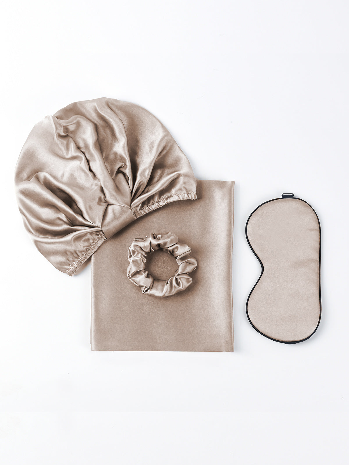 [Khaki] SilkSilky-UK 19Momme Pure Silk Pillowcase Set 001