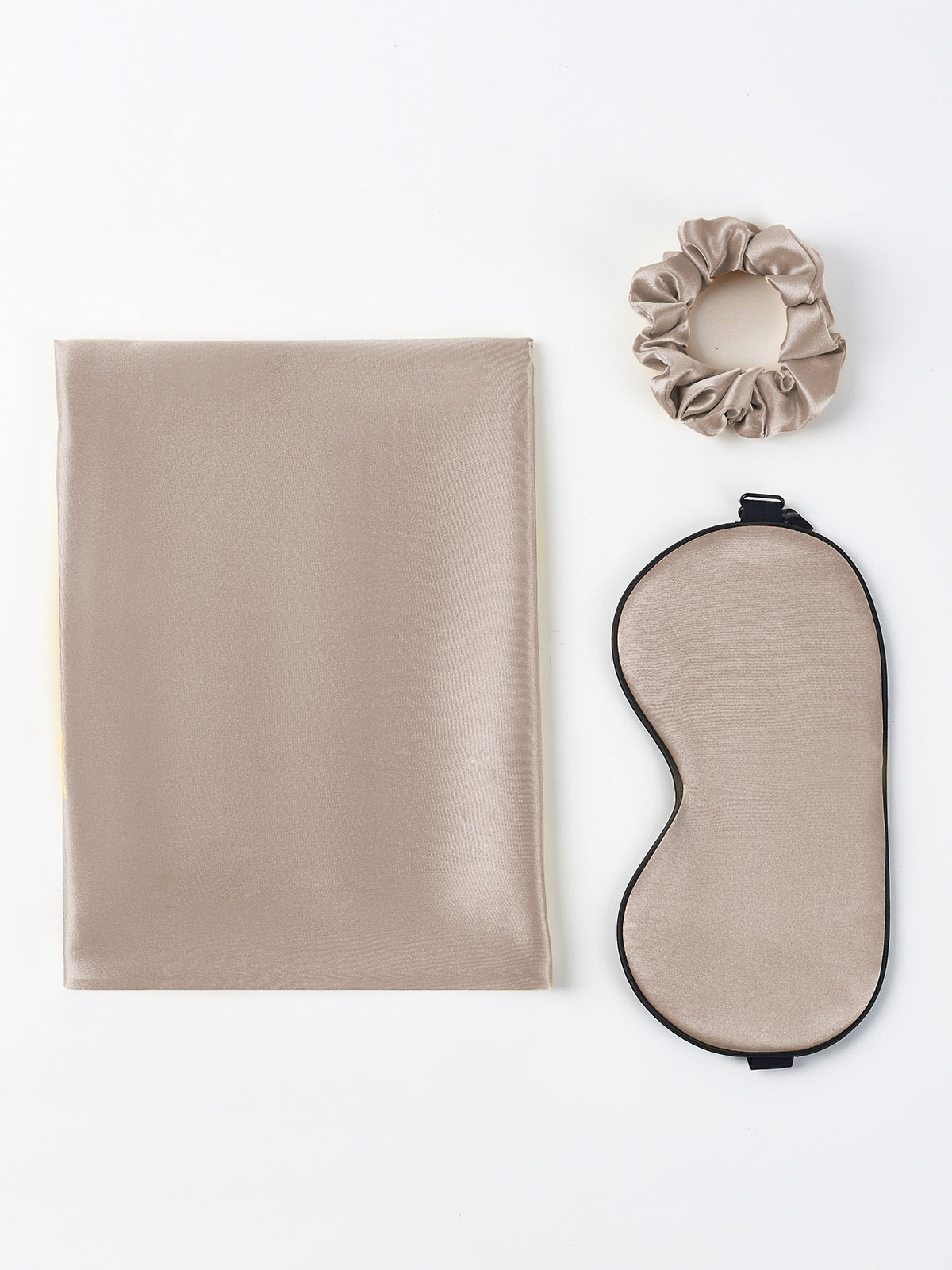 [Khaki] SilkSilky-UK 19Momme Pure Silk Pillowcase Set 003