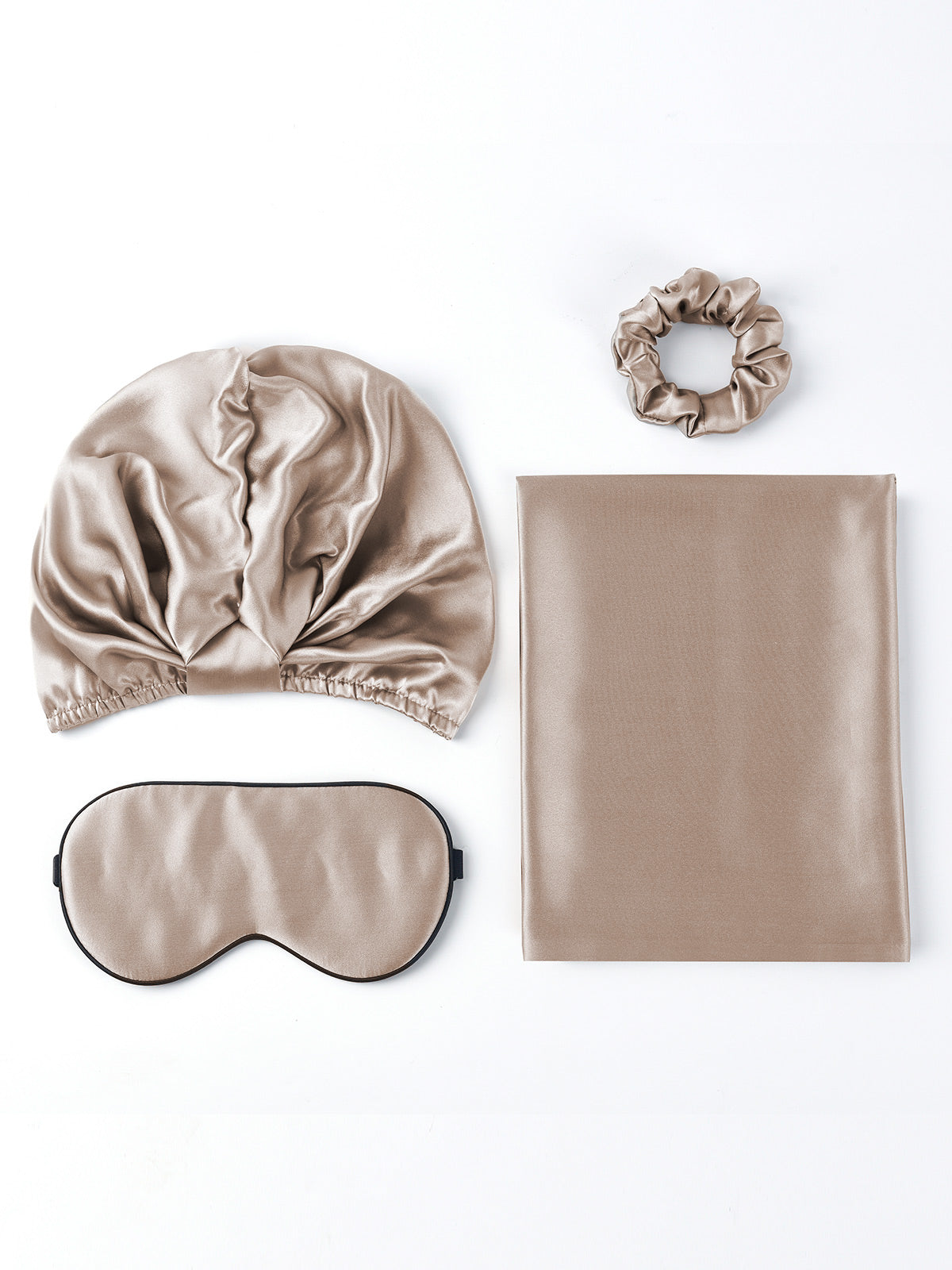 [Khaki] SilkSilky-UK 19Momme Pure Silk Pillowcase Set 005