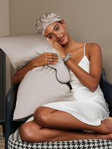 [Khaki] SilkSilky-UK 19Momme Pillowcase Set 004