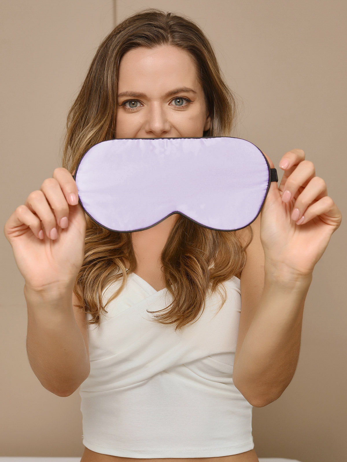[Lavender] SilkSilky-UK 19Momme Pure Silk Eye Mask 004