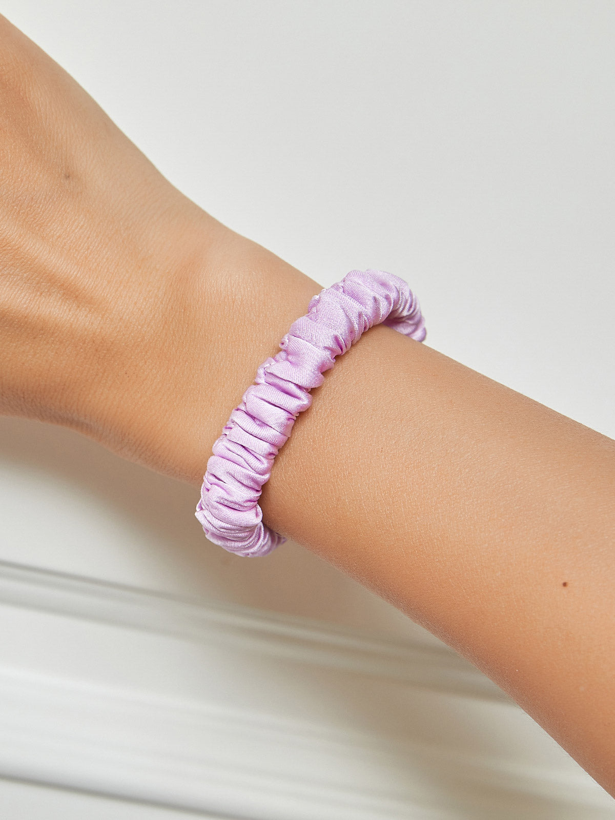 [Lavender] SilkSilky-UK 19Momme Pure Silk Scrunchie 001