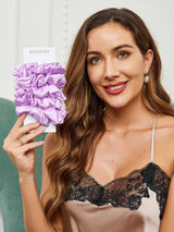 [Lavender] SilkSilky-UK Scrunchie 002