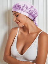 [Lavender] SilkSilky-UK Sleep Cap 001