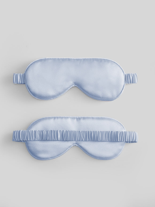[Light Blue] SilkSilky-UK 19Momme Pure Silk Eye Mask 004