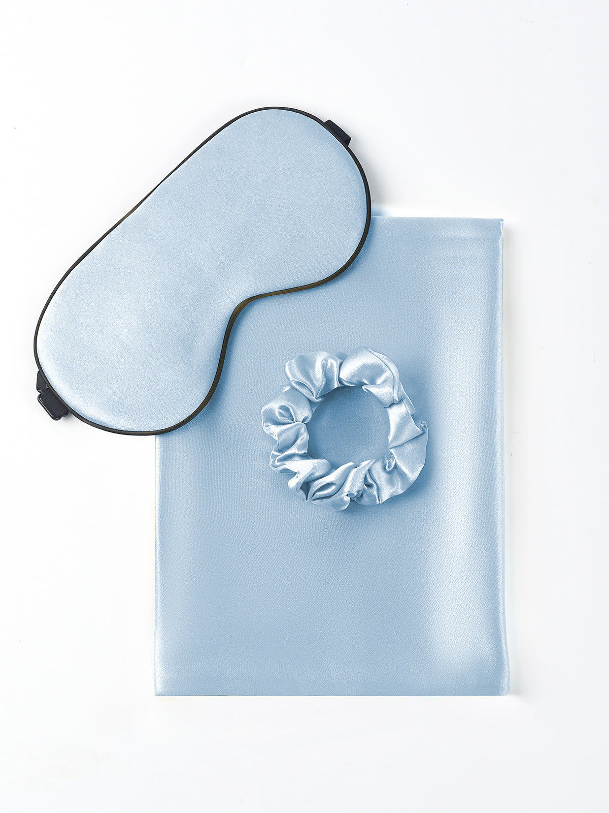 [Light Blue] SilkSilky-UK 19Momme Pure Silk Pillowcase Set 006