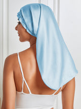 [Light Blue] SilkSilky-UK Pure Silk Sleep Cap 006