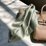 [Light Green] SilkSilky-UK Scarf 001