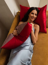 [MauveOrchid+Wine] SilkSilky-UK 19Momme Pure Silk Pillowcase 003