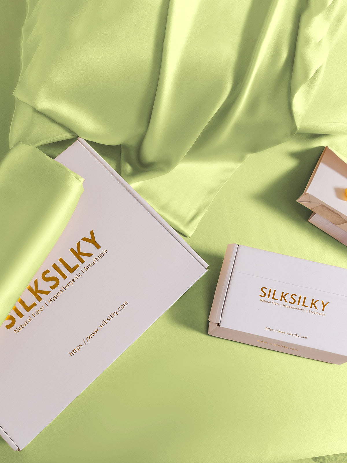 [Mint Green] SilkSilky-UK 19Momme Pure Silk Pillowcase 007