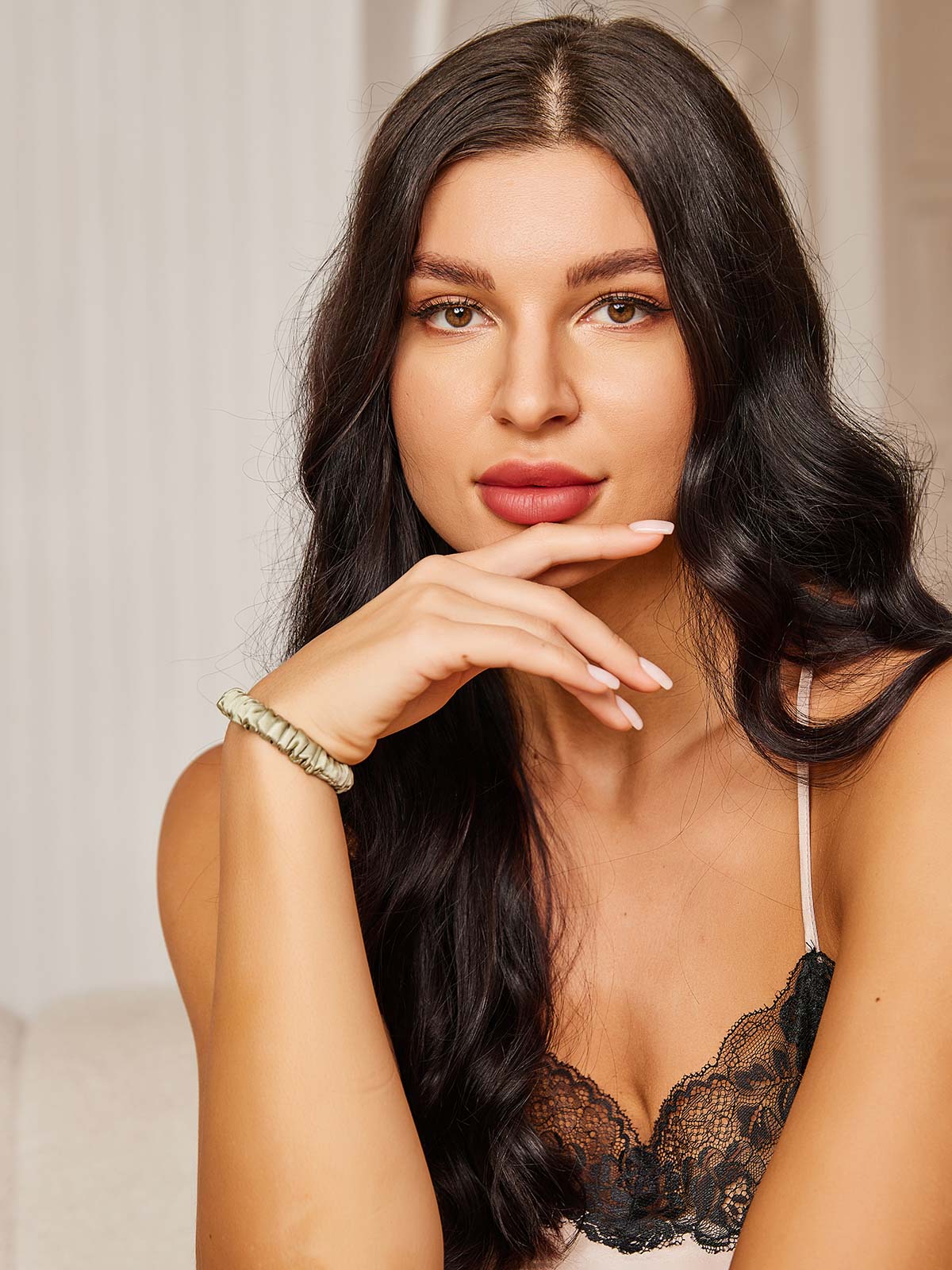 [Mint Green] SilkSilky-UK Scrunchie 003