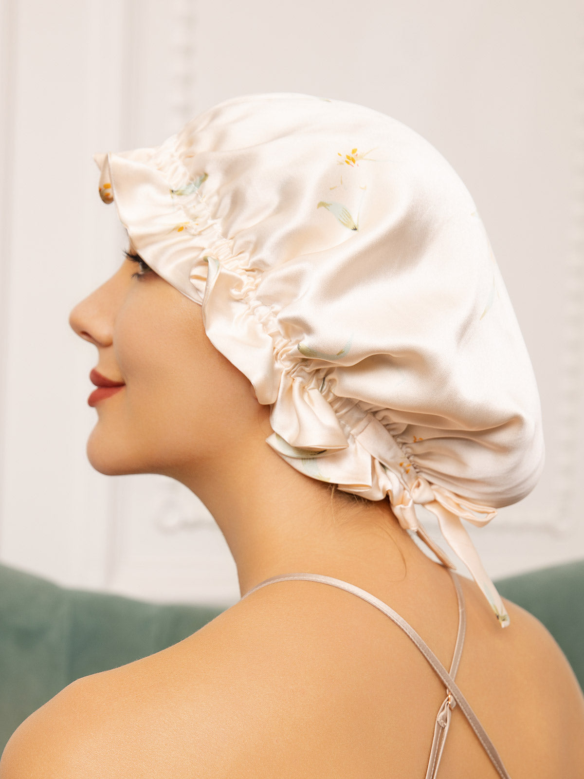 [Multi] SilkSilky-UK Pure Silk Sleep Cap 001