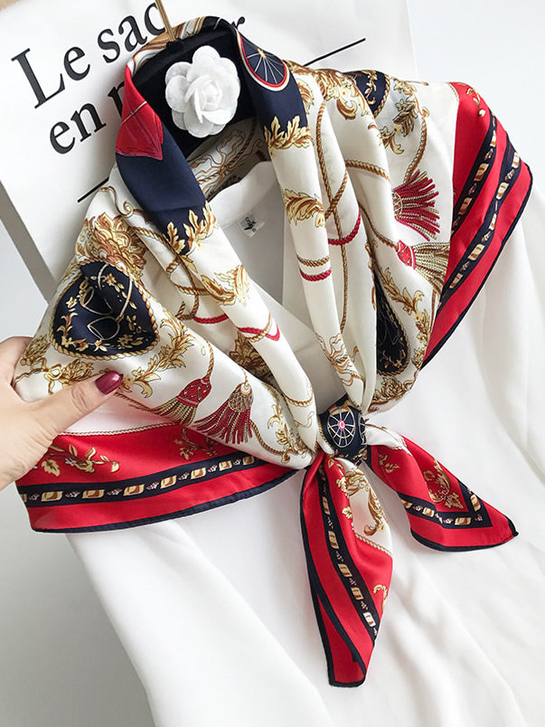 [P001] SilkSilky-UK Pure Silk Scarf 001