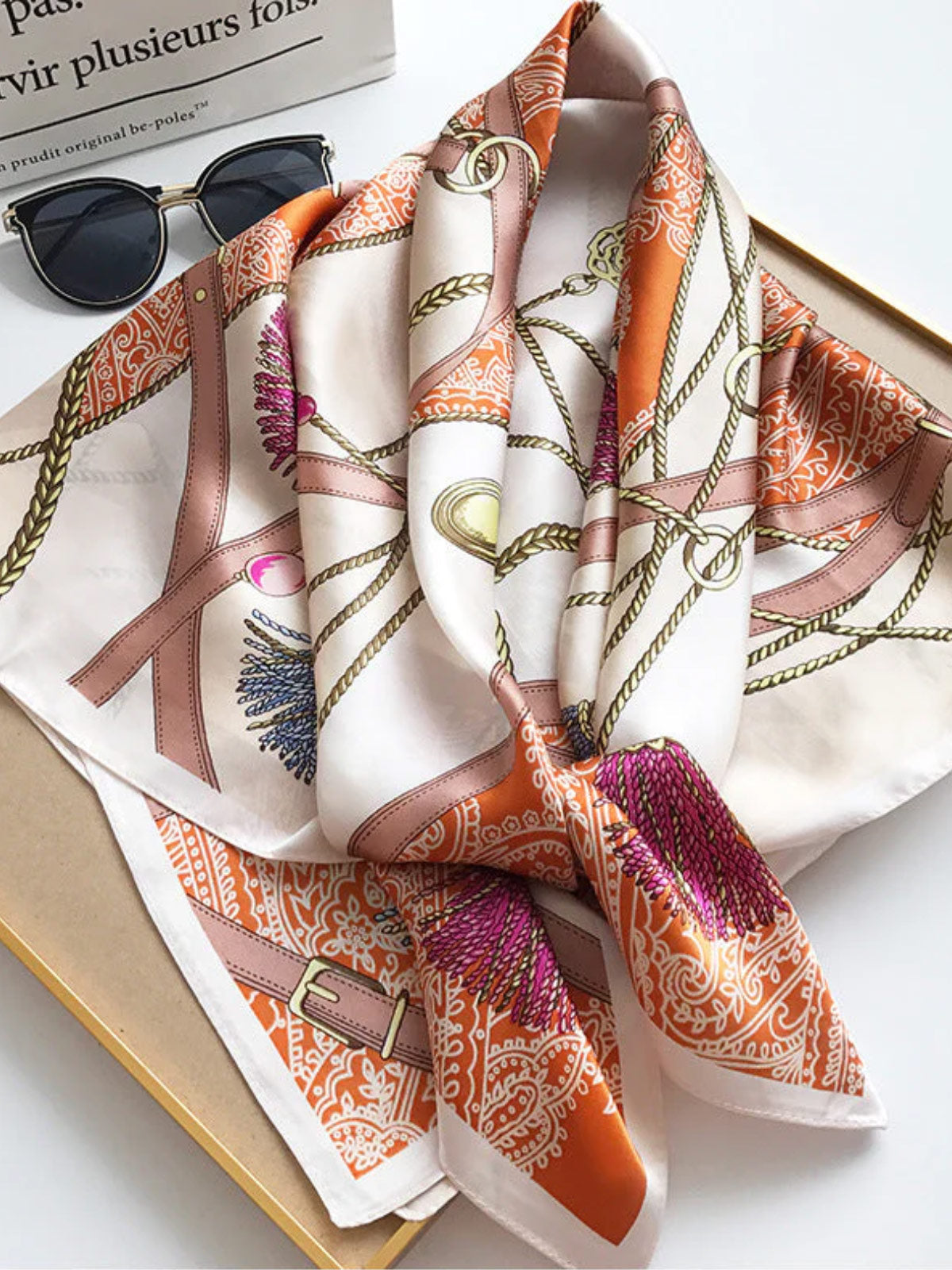 [P003] SilkSilky-UK Pure Silk Scarf 003