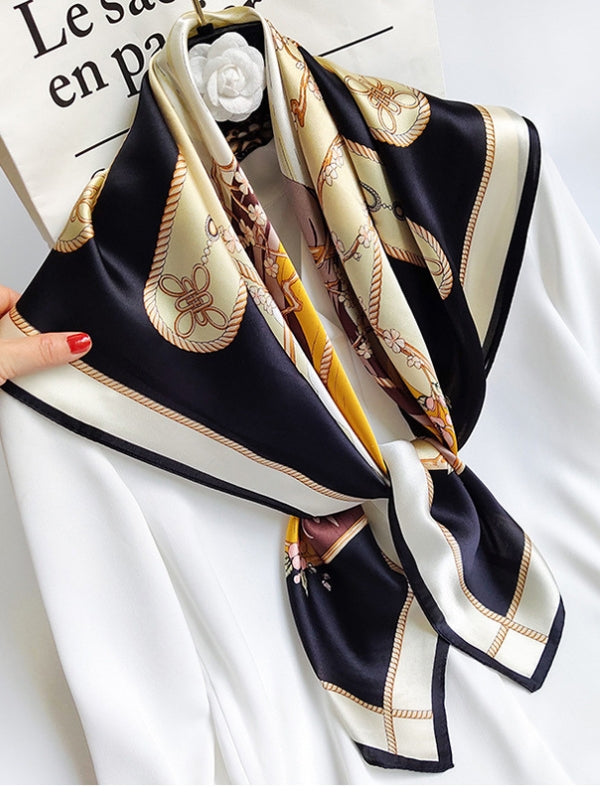 [P010] SilkSilky-UK Pure Silk Scarf 001