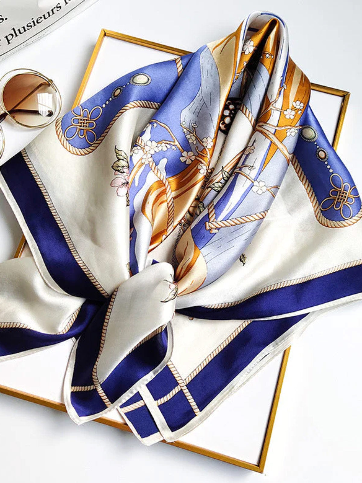[P012] SilkSilky-UK Pure Silk Scarf 002