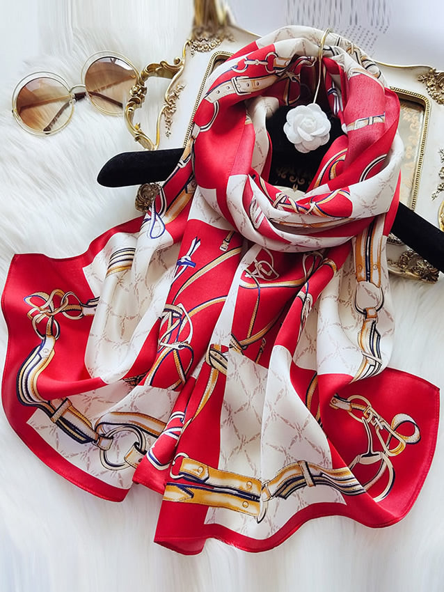 [P022] SilkSilky-UK Pure Silk Scarf 001
