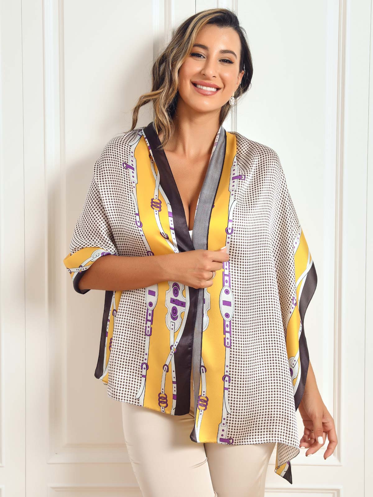 [P025] SilkSilky-UK Pure Silk Scarf 002