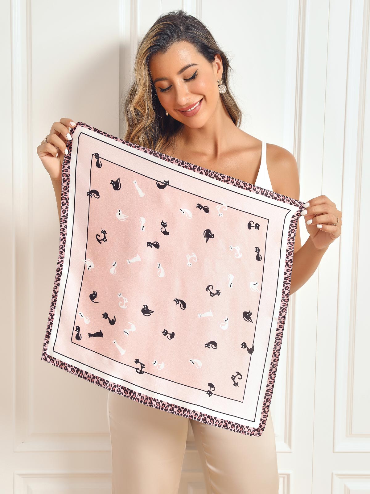 [P032] SilkSilky-UK Pure Silk Scarf 003
