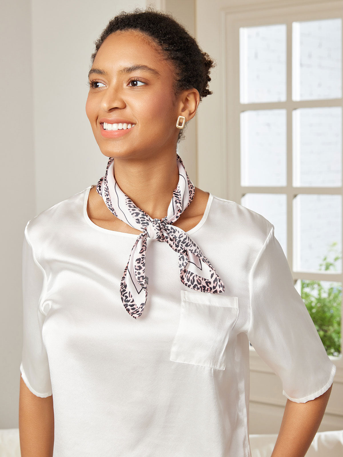 [P032] SilkSilky-UK Pure Silk Scarf 003