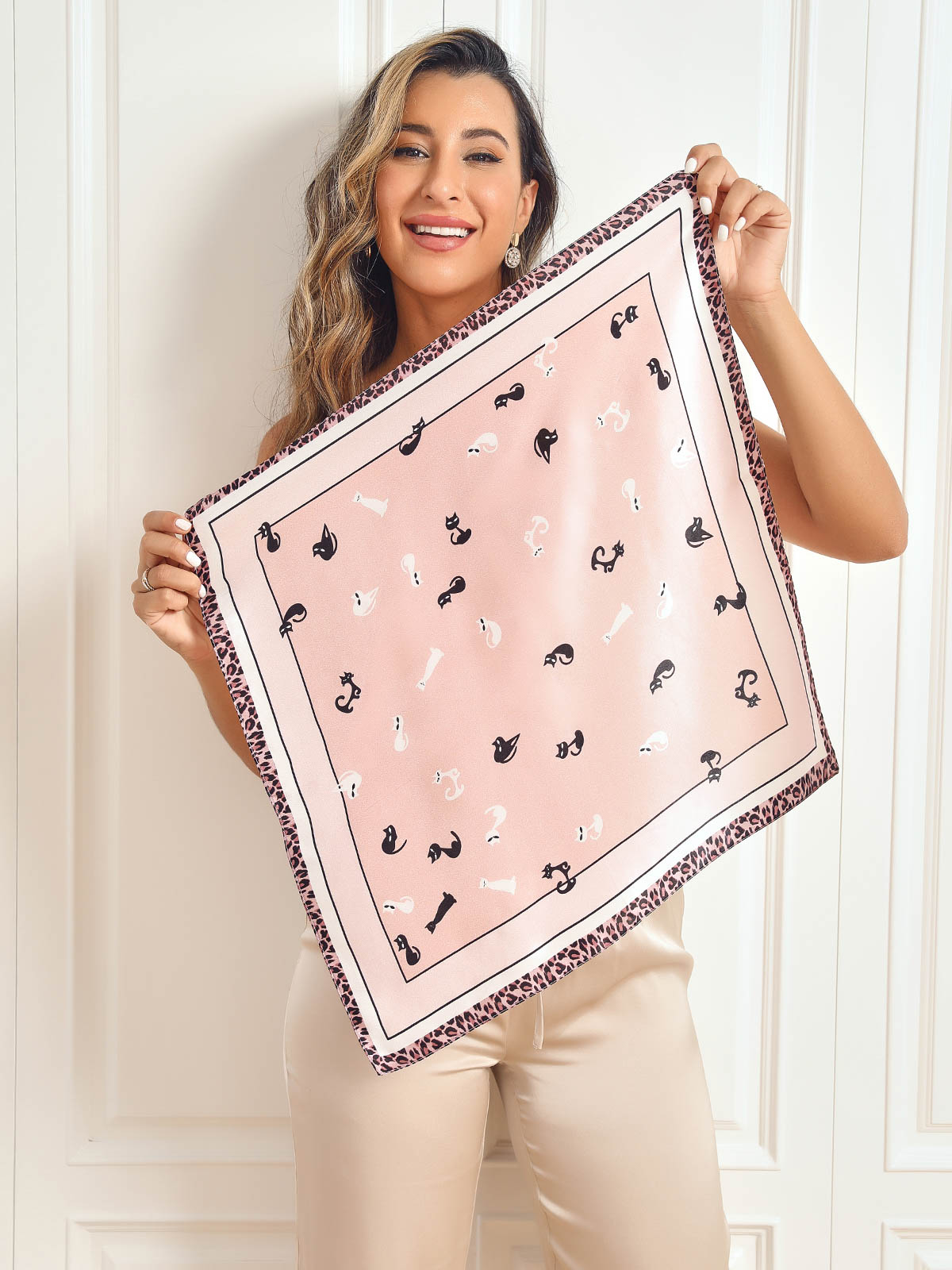 [P032] SilkSilky-UK Pure Silk Scarf 004