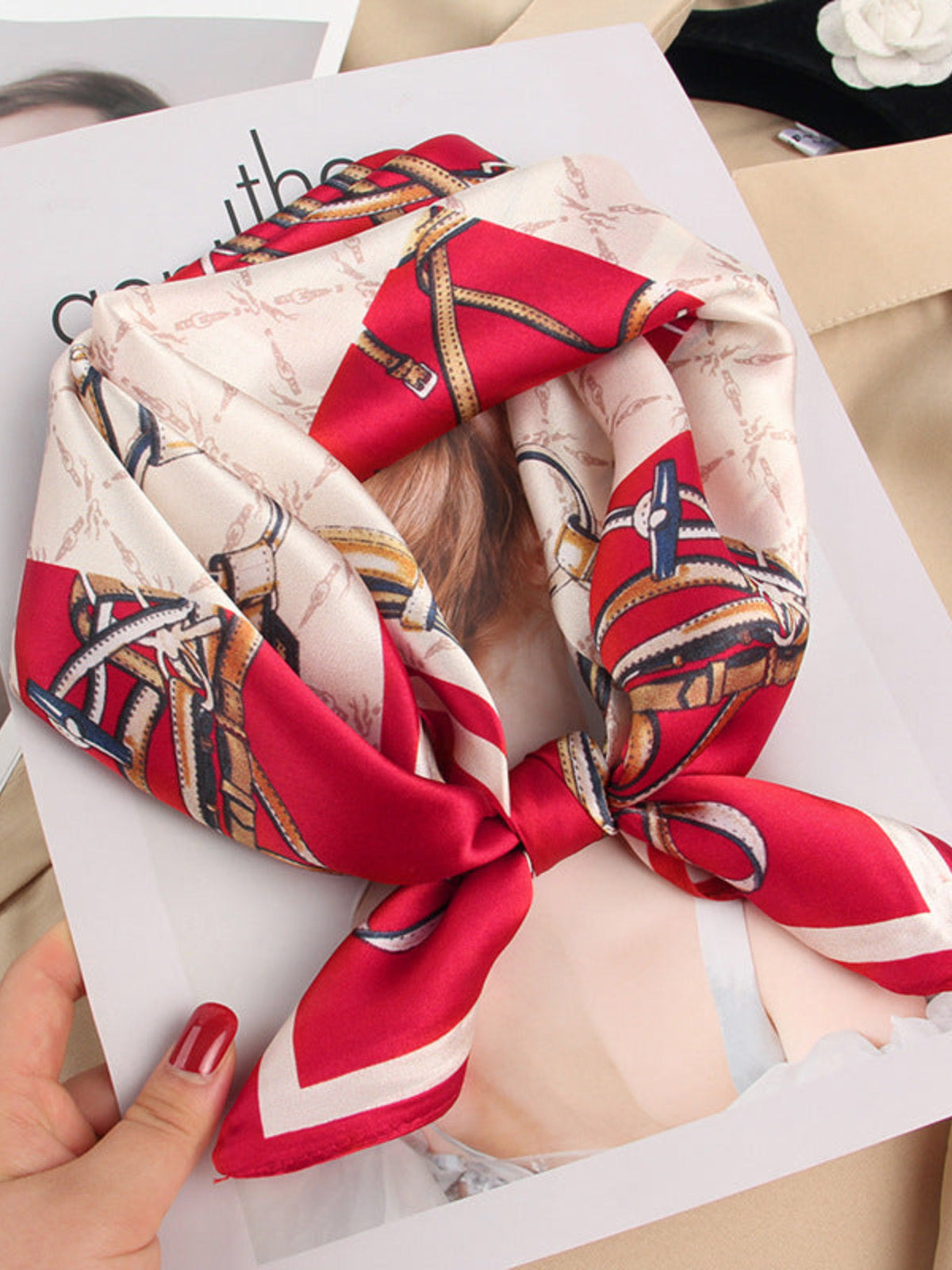 [P033] SilkSilky-UK Pure Silk Scarf 001
