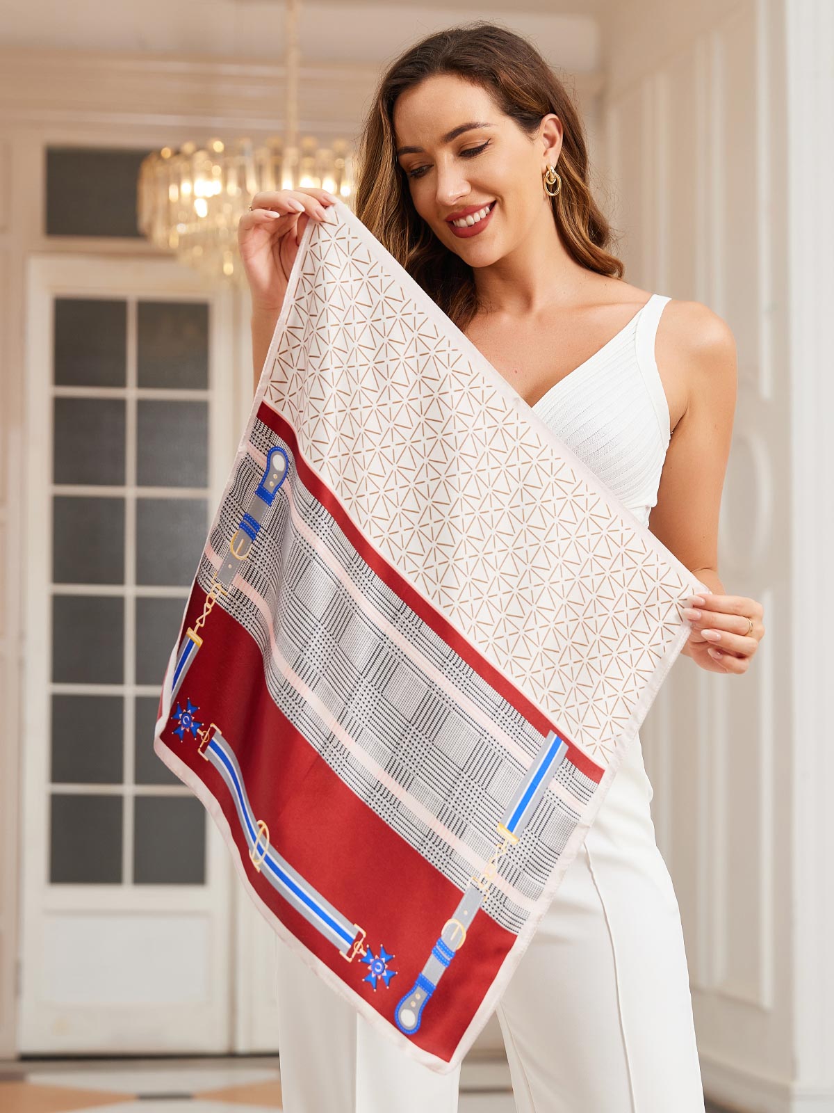 [P037] SilkSilky-UK Pure Silk Scarf 004