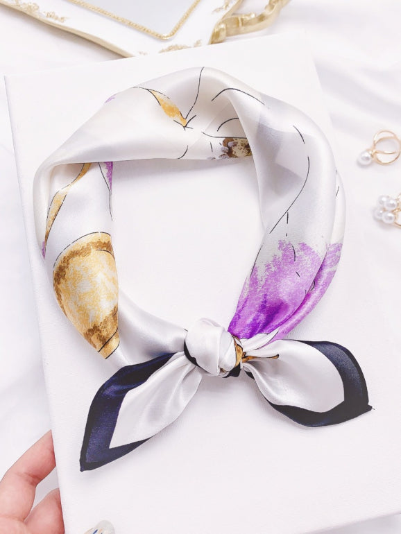 [P047] SilkSilky-UK Pure Silk Scarf 001