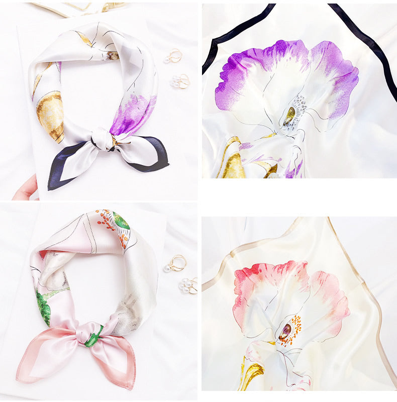 [P047] SilkSilky-UK Pure Silk Scarf 003