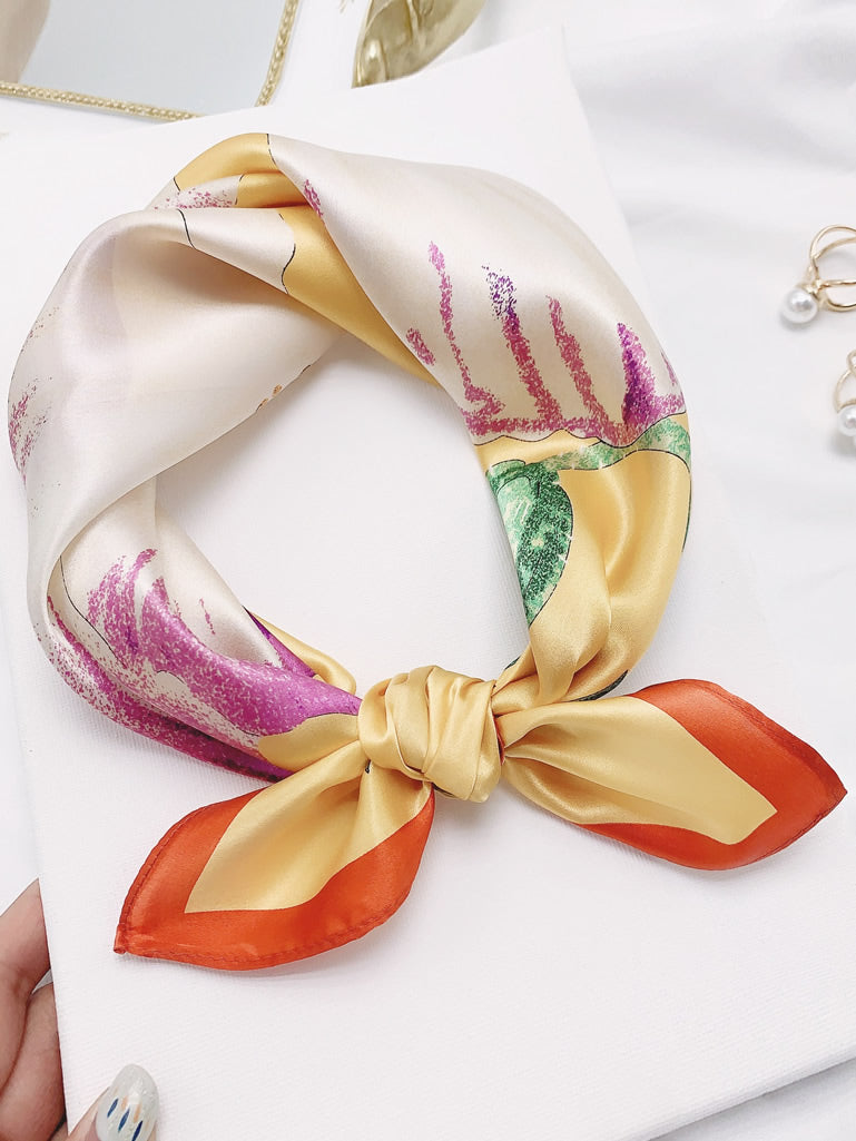 [P048] SilkSilky-UK Pure Silk Scarf 001