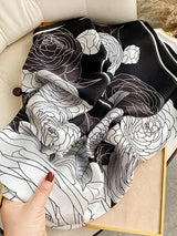 [P075] SilkSilky-UK Pure Silk Scarf 003