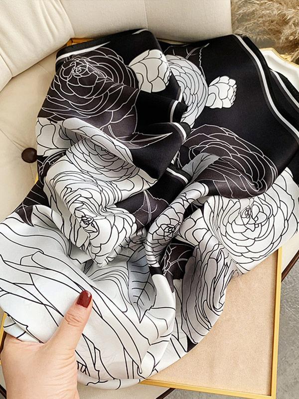 [P075] SilkSilky-UK Pure Silk Scarf 003
