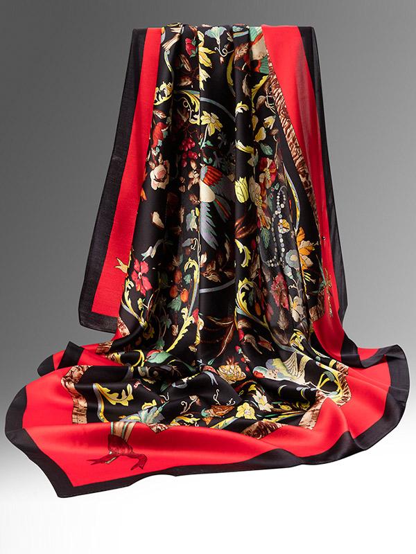[P080] SilkSilky-UK Pure Silk Scarf 001